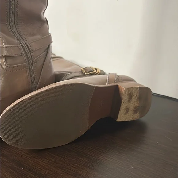 Tory Burch Tan Leather Riding Boots - Picture 8 of 16